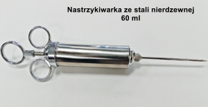 Strzykawka ze stali nierdzewnej + igły
