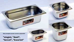 Prasowanki (szynkowary) - komplet 4 szt. o pojemn. 8100 gram